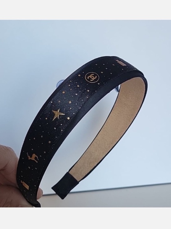 Handmade Accessories - Chanel black Ribbon
